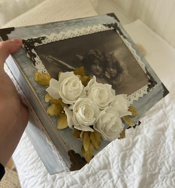 Vintage Style Angel Keepsake Box - Image 3