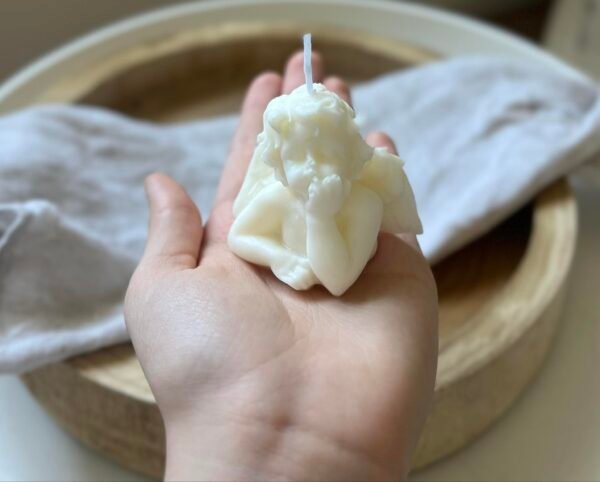 Soy Wax Small Angel Candle - Image 3