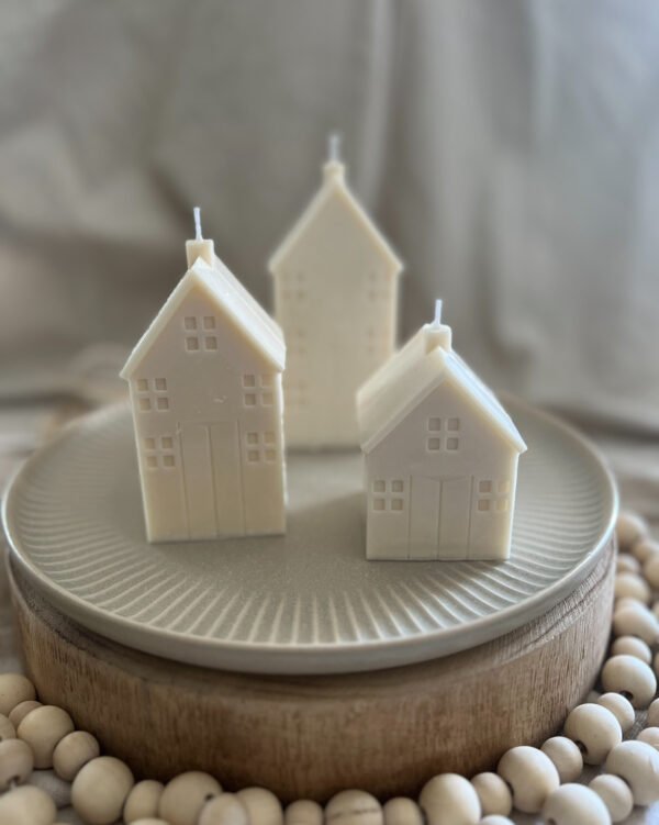 Set of 3 Handmade Cottage Soy Candles