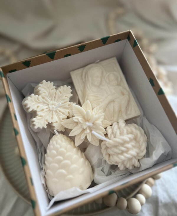 Christmas  Handmade Soy Candle Large Gift Box