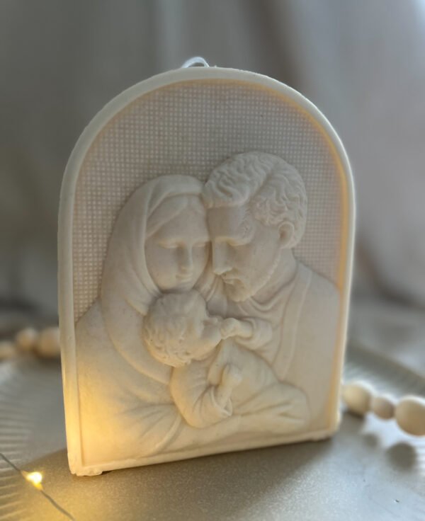 Large Nativity/Holy Family Soy Candle - Image 2