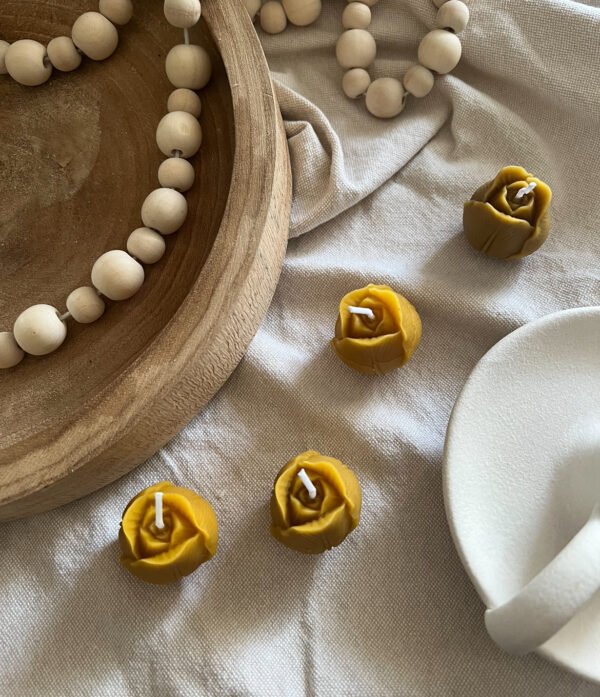 Bees Wax Delicate Handmade Tulip Candle