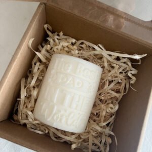 1x Double Sided Fathers Day Gift Soy Candle