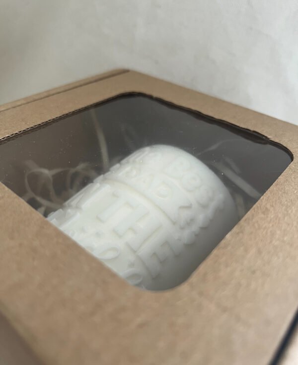 1x Double Sided Fathers Day Gift Soy Candle - Image 3