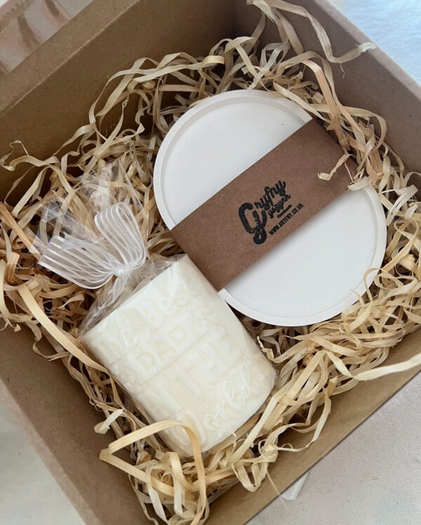 Fathers Day 3 Piece Soy Candle Gift Box - Image 4