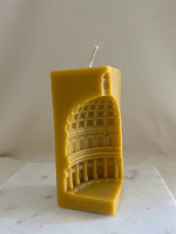 Pure Beeswax Italian Design Modern Candle - Image 2