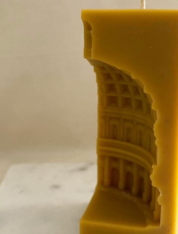 Pure Beeswax Italian Design Modern Candle - Image 4