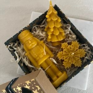 1x Deluxe Holiday Beeswax Trio Set