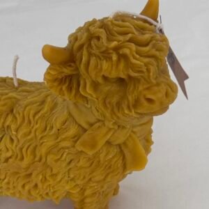 1x HIGHLAND COW candle
