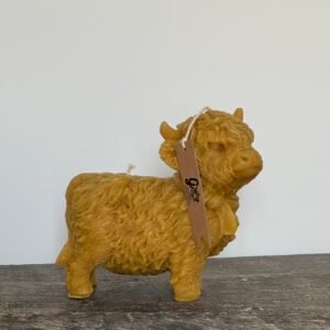 1x HIGHLAND COW candle