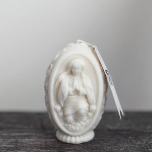 1x MARY EGG candle